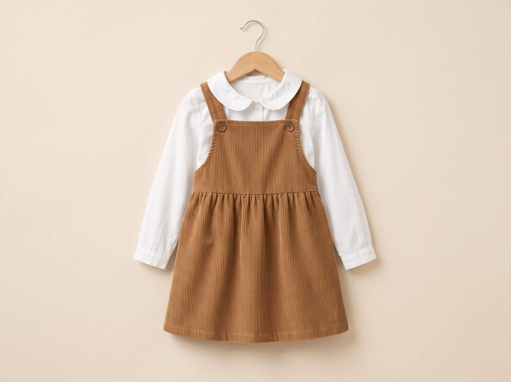 Pinafore Dress & Blouse